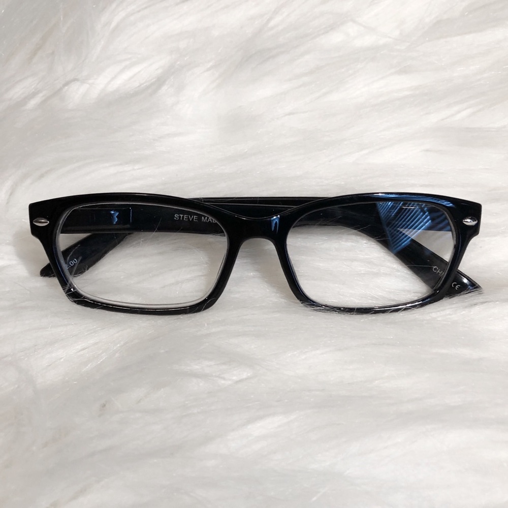 Steve Madden Black Reading Glasses 👓 +2.0